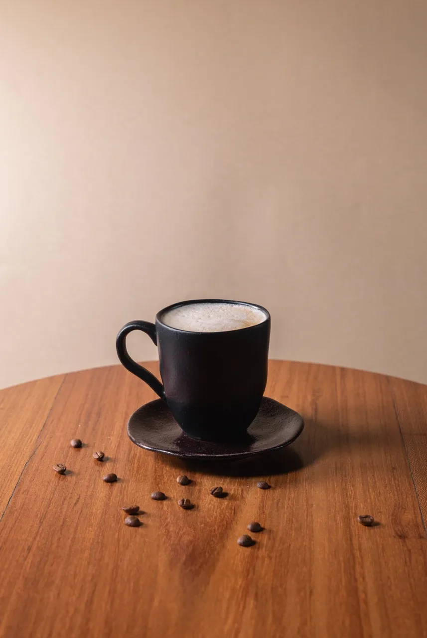 Café Latte servido na Diverno