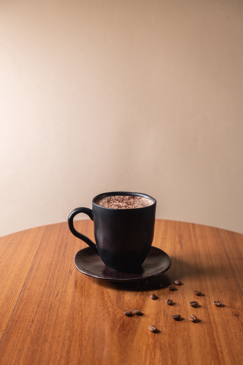 Cappuccino servido na Diverno